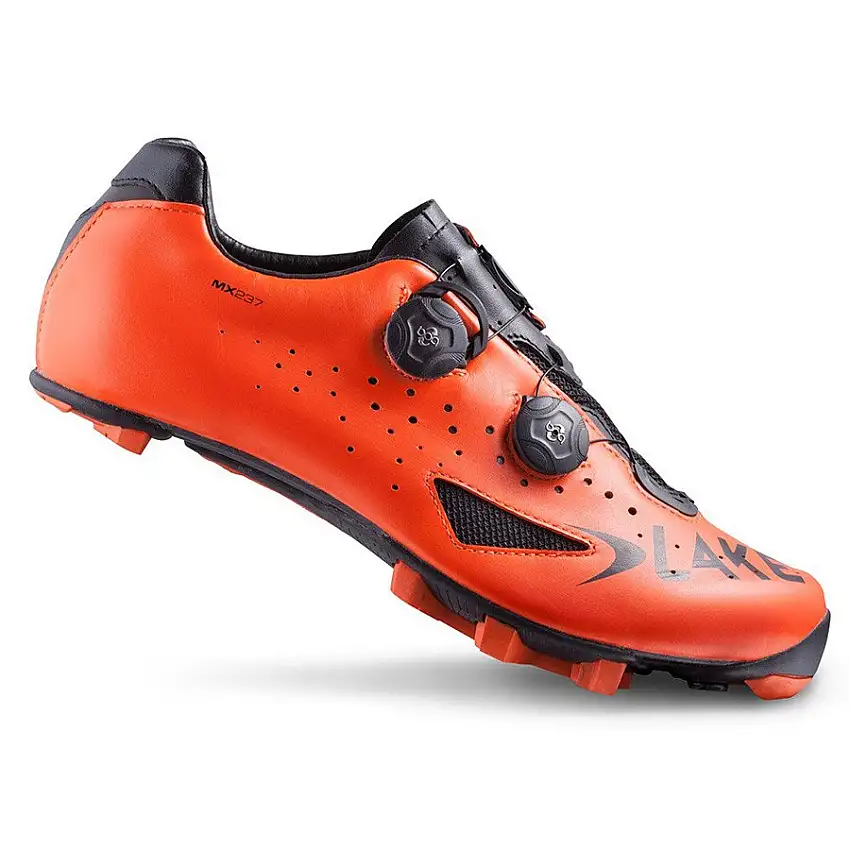 Cykelskor Lake Mx 237 MTB Orange/Black