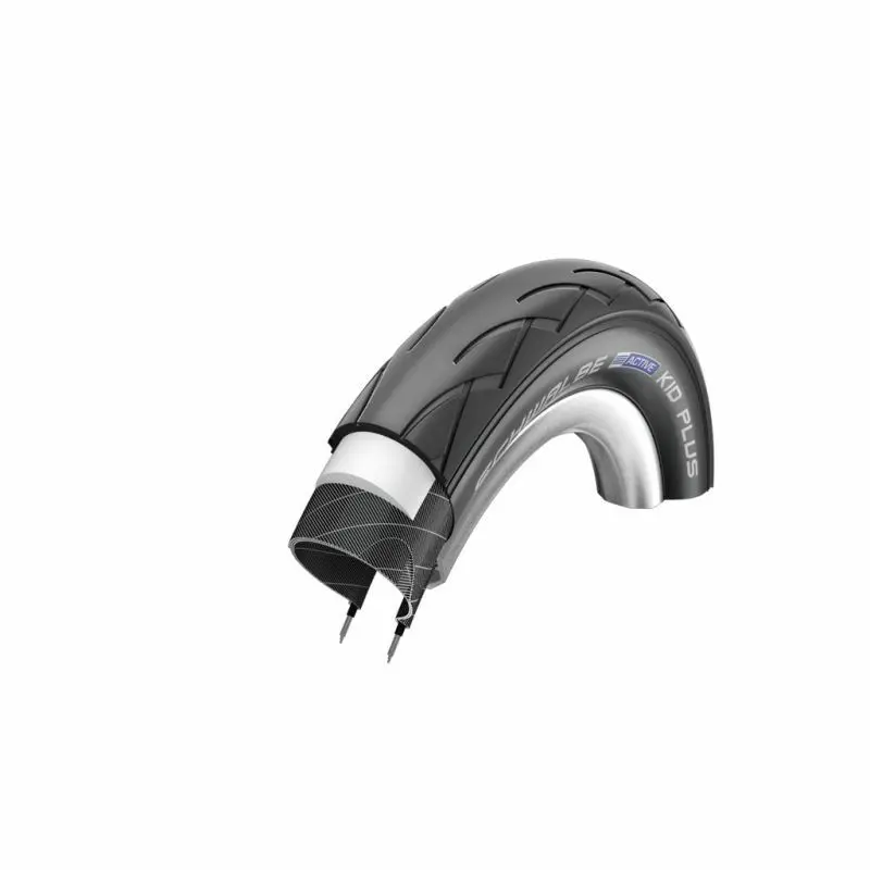 Styvt däck Schwalbe Plus 14x1 3/8 Puncture-Guard Activeline Hs413 Twinskin