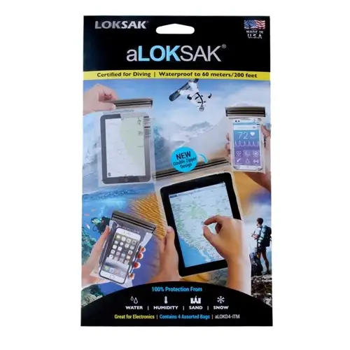 Drybag aLoksak Smartphone L-XL Vattentäta påsar 4-p