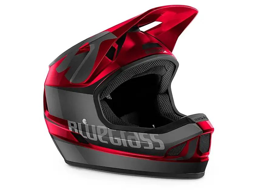 Cykelhjälm Bluegrass Legit svart/röd metallic