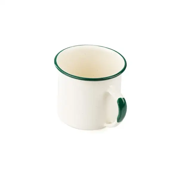 Perkolator Gsi Deluxe Enamelware Cup Cream