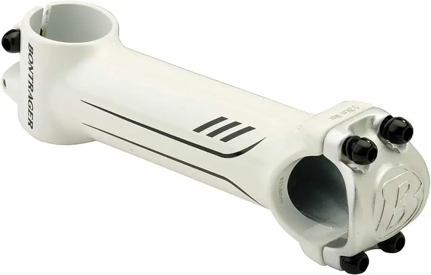 Styrstam Ahead 090 mm Bontrager "Race-Lite" (Styre 31.8 mm) vit