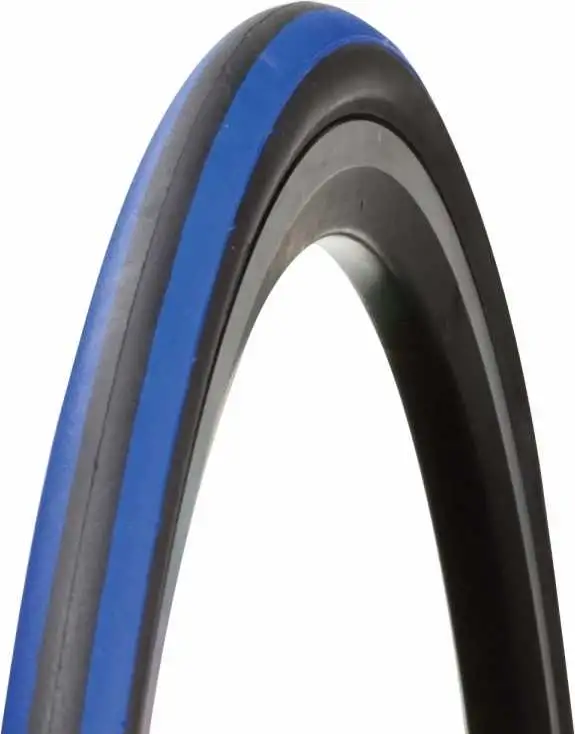 Cykeldäck Bontrager R2 svart/blå 23-622