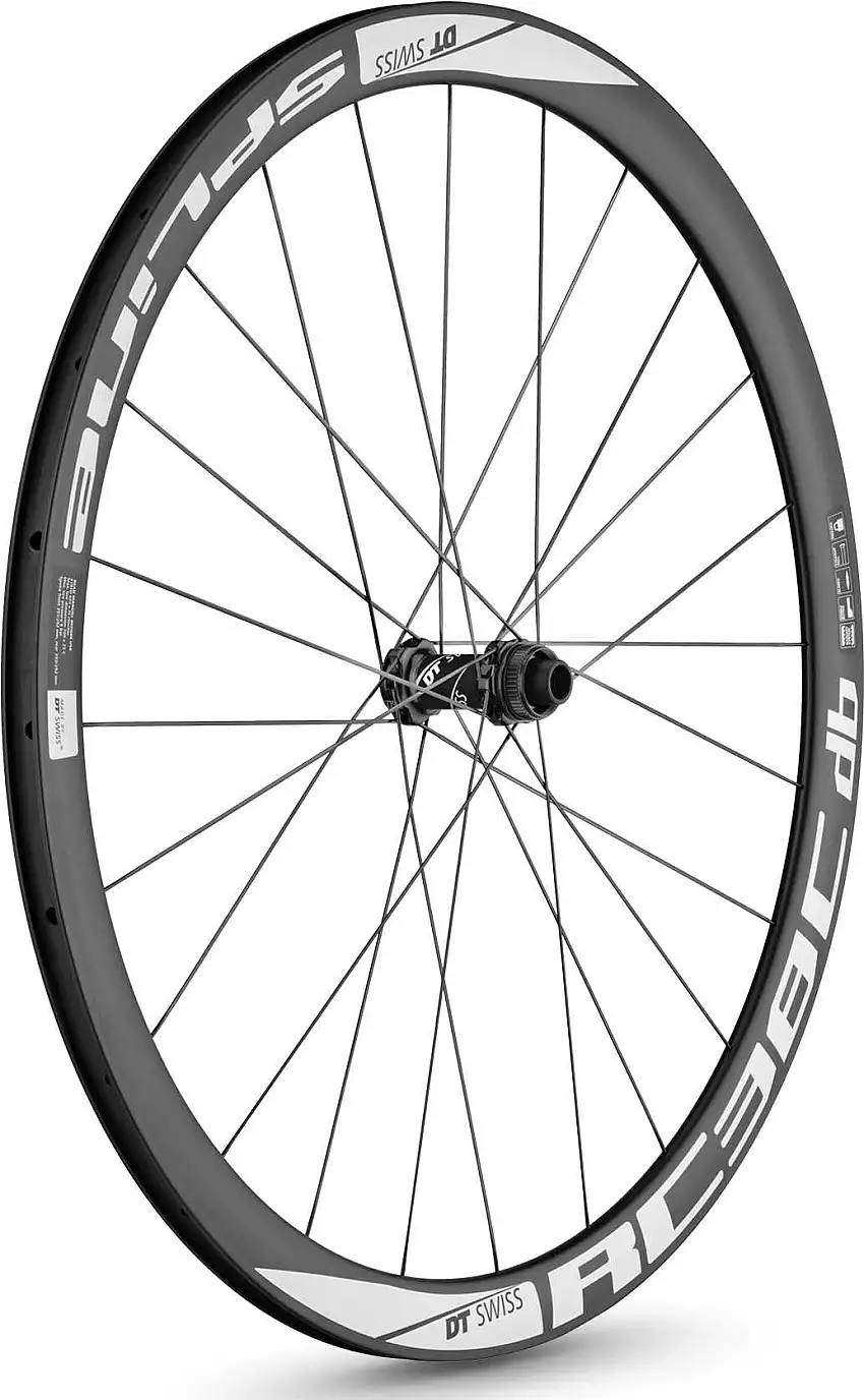 Framhjul DT Swiss RC 38 Spline C DB kanttråd CL/IS