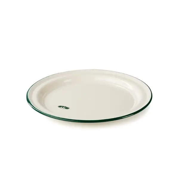 Tallrik Gsi Deluxe Enamelware Plate Cream