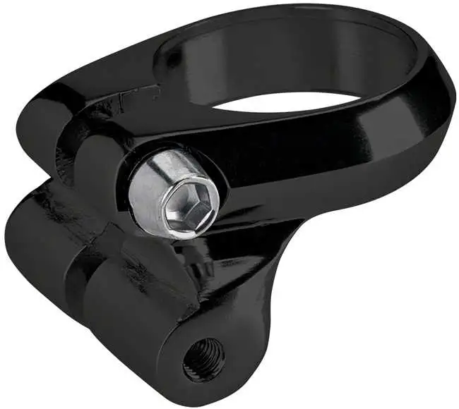 Sadelstolpsklamma Electra med pakethållarfäste 28.6 mm svart