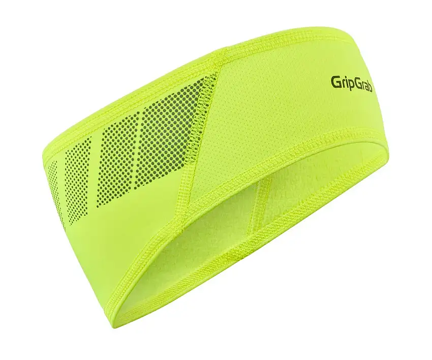 Pannband GripGrab Windproof hi-vis gul