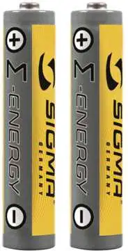 Batteri Sigma Alkaline AAA 2-pack