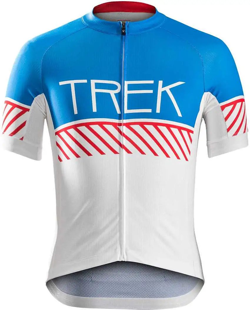 Tröja Bontrager Specter kort ärm vit/röd/blå