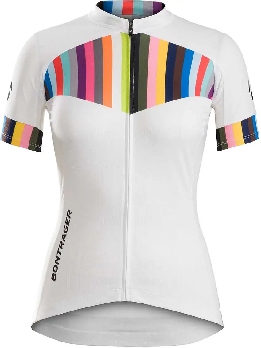 Tröja Bontrager Anara kort ärm dam bonty stripes