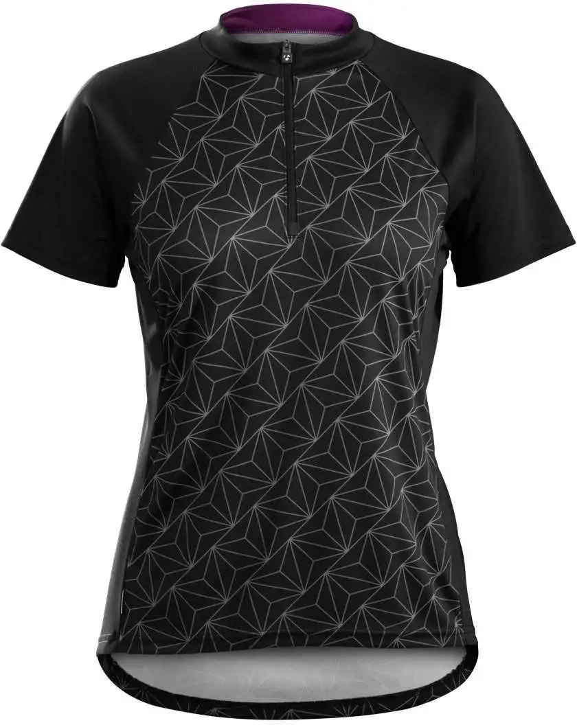 Tröja Bontrager Solstice kort ärm dam svart