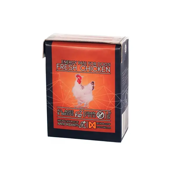 Hundmat Non-stop dogwear Energy Paté  Fresh Chicken 12Pk 12X375g