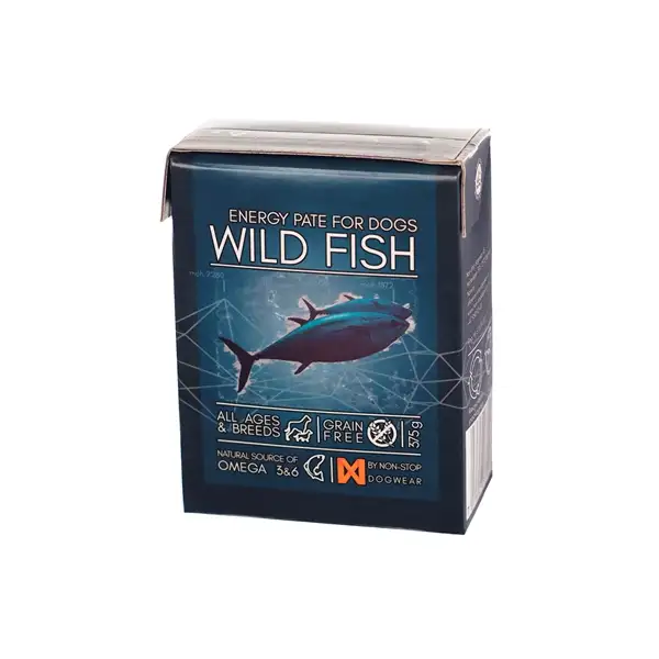 Hundmat Non-stop dogwear Energy Paté‚ Wild Fish 12Pk 12X375g