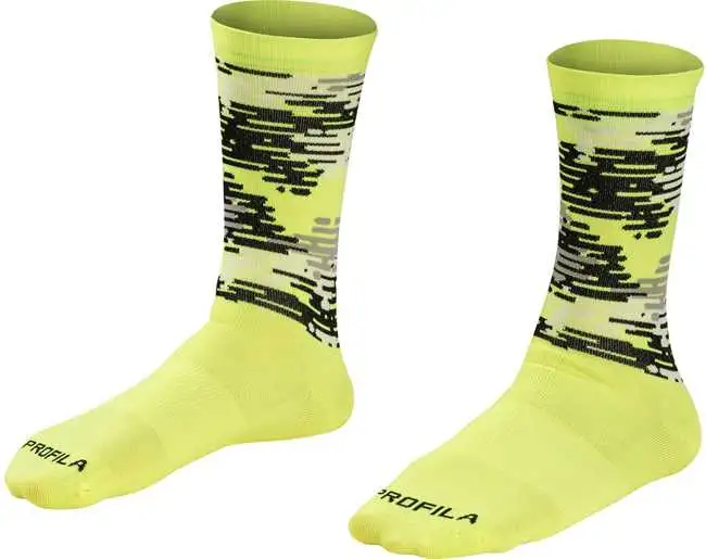 Strumpor Bontrager Race LTD Crew gul 43-45