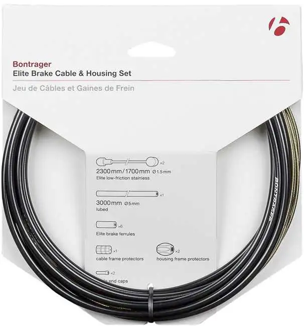 Bromsvajerset Bontrager Elite Brake rostfri 1.5 x 2300/1700 mm