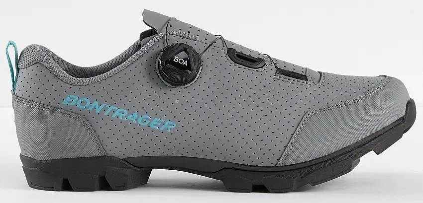 Cykelskor Bontrager Evoke grå/turkos