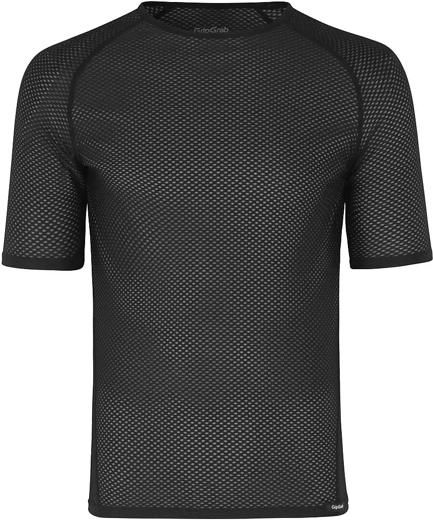 GripGrab Ultralight Mesh Kortärmat Underställ Black