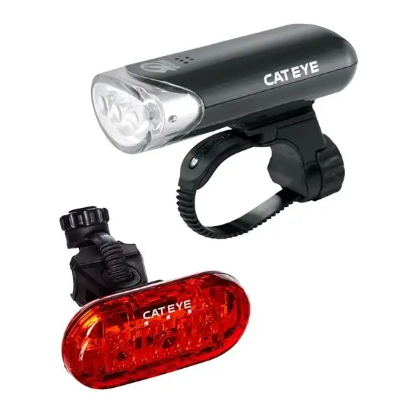 Belysning Cateye El135 & Omni 3 Kit  Svart