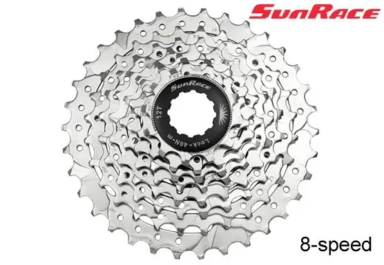 Kassett Sunrace CSM668AU 8 växlar 11-32T för Shimano