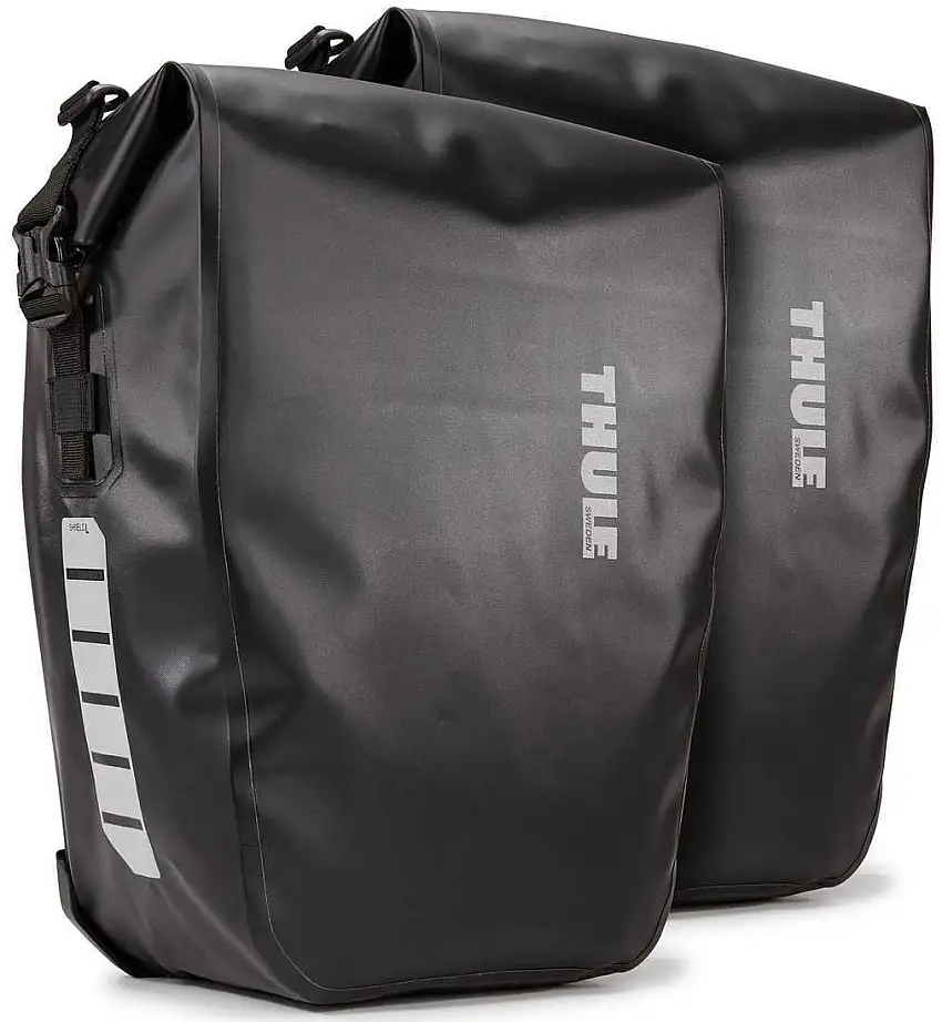 Cykelväska Pakethållare Thule Shield Pannier Par 2x 25L Svart