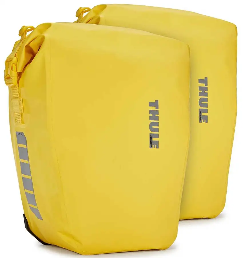 Cykelväska Pakethållare Thule Shield Pannier Par 2x 25L gul