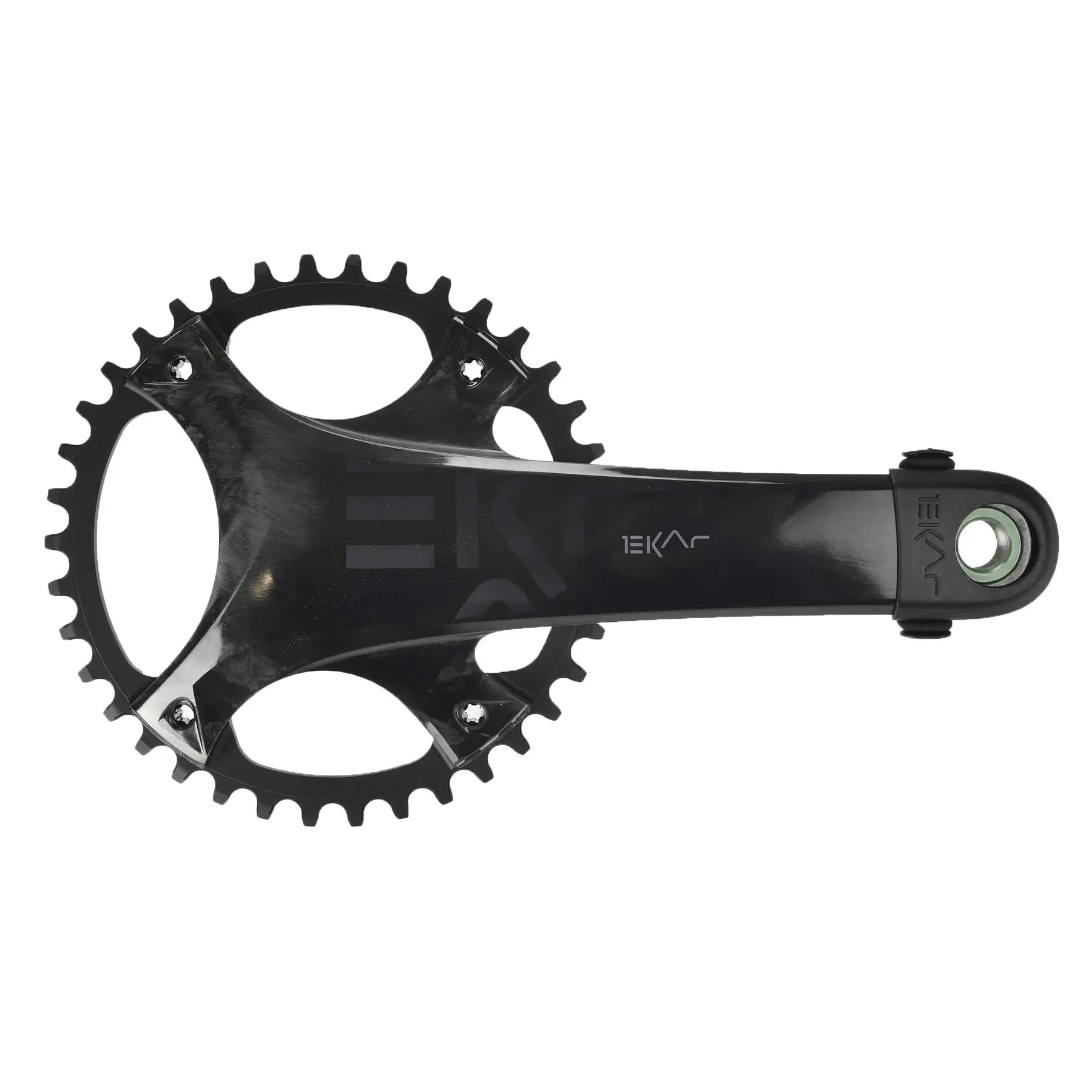 Kolfiber vevparti utan kopp Campagnolo Ekar Torque Pro Tech 145 BCD 38 T