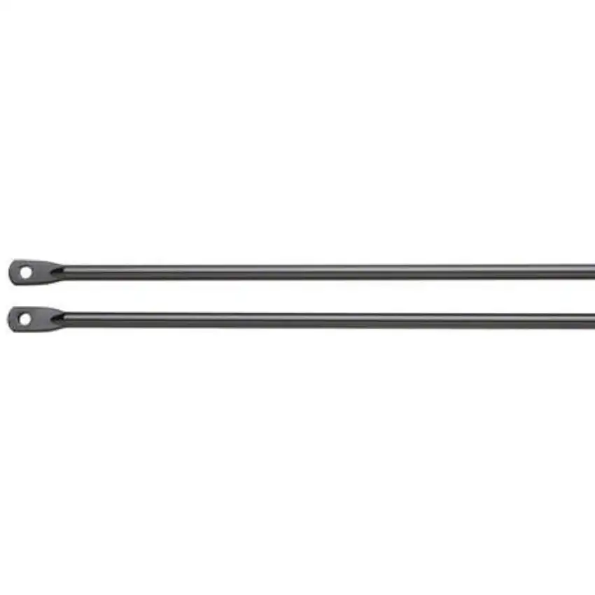 Pakethållarstag extra lång 200 mm svart 2-pack