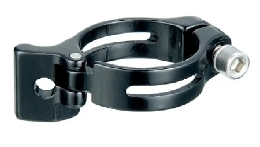 Klammer till framväxel 31,8 mm, svart