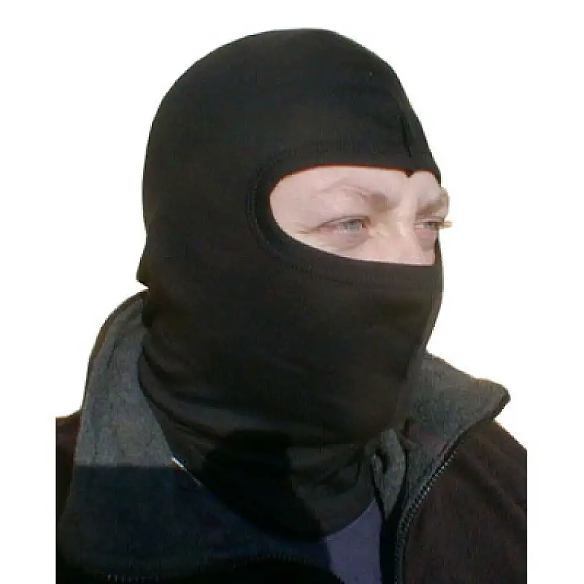 Hjälmmössa bomull svart