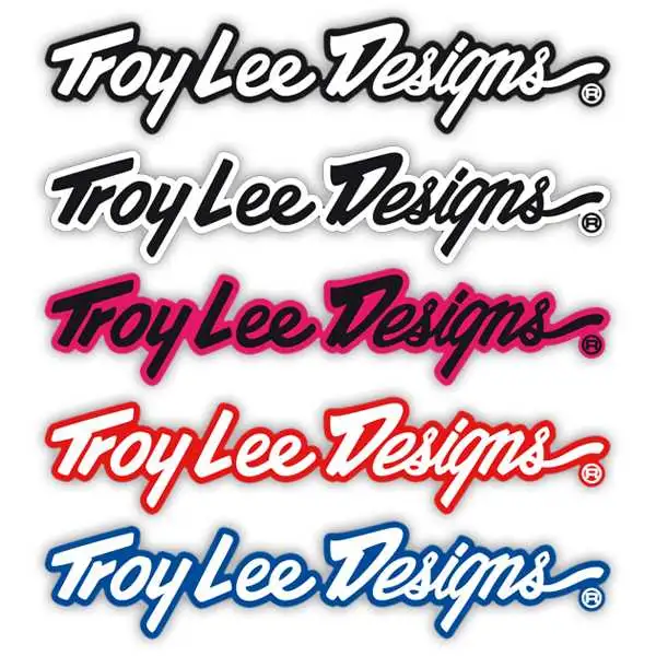 Klistermärke Troy Lee Designs Signature Assorted 8" 25-pack