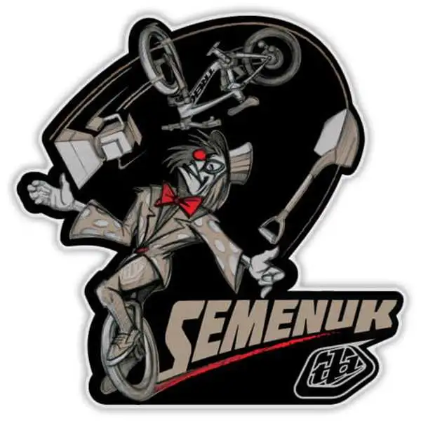 Klistermärke Troy Lee Designs Semenuk svart