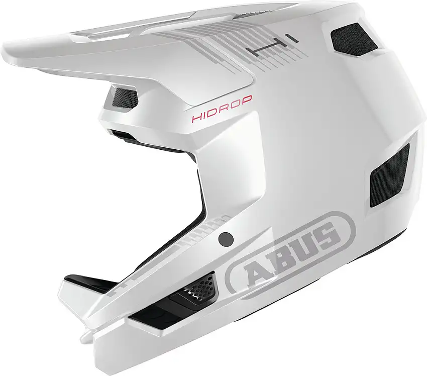 ABUS HiDrop Fullface Hjälm Vit
