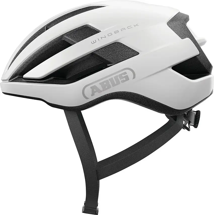 ABUS WingBack cykelhjälm Polar White