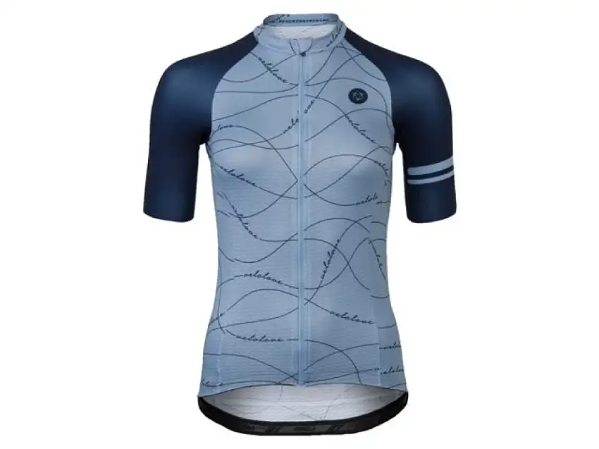 AGU Velo Wave Kortärmad Jersey Blå