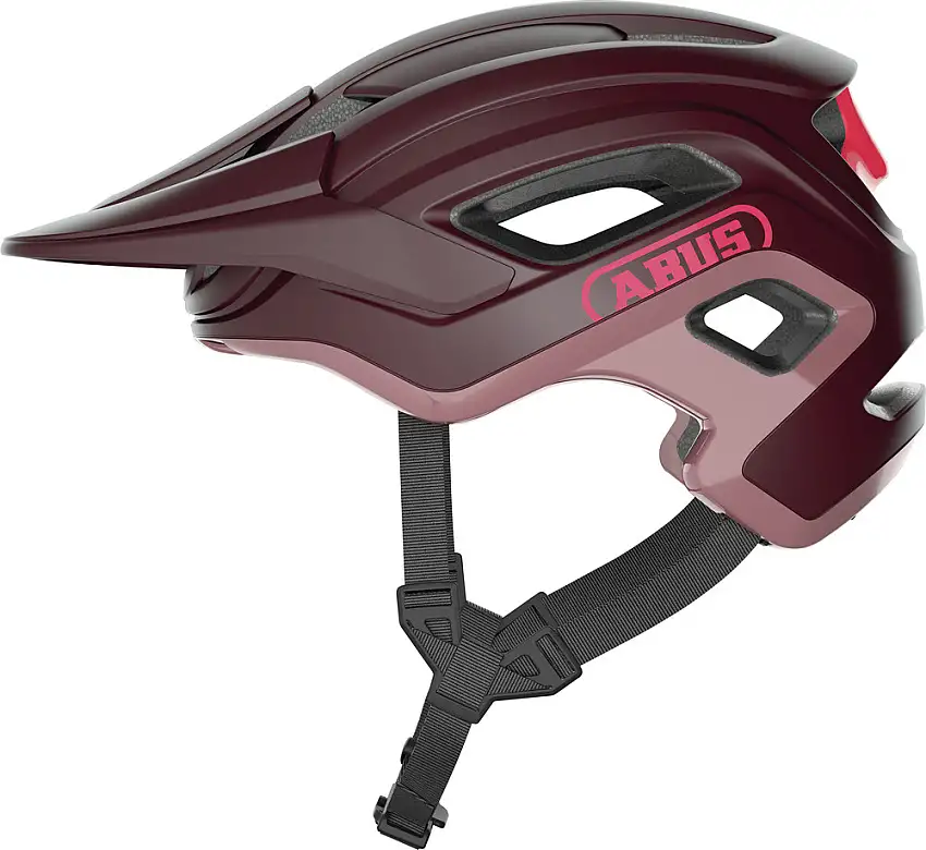 Abus CliffHanger MTB cykelhjälm wildberry red