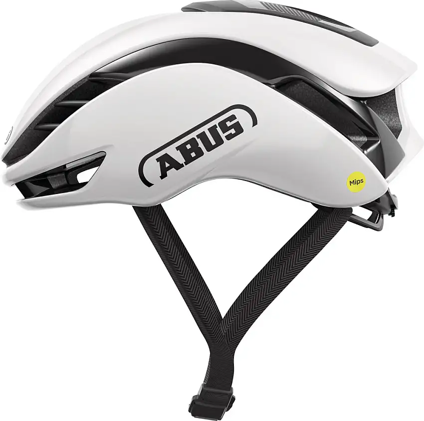 ABUS Gamechanger 2.0 MIPS cykelhjälm shiny white