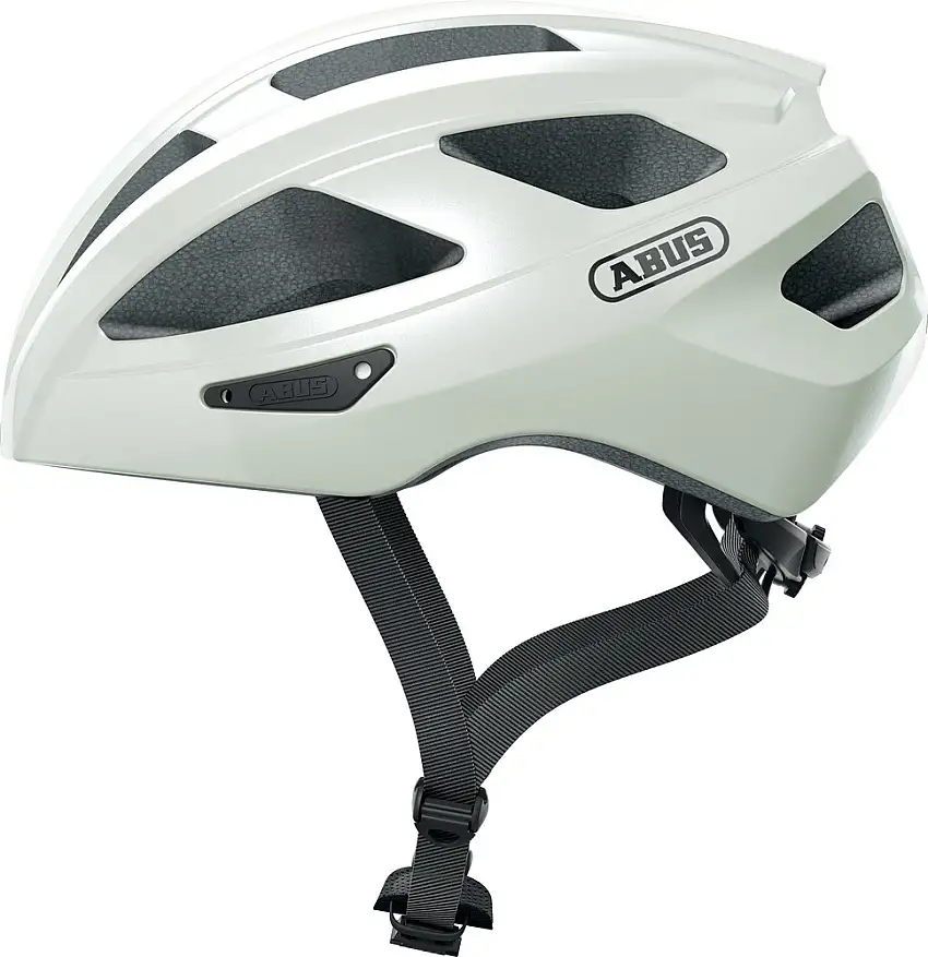 Abus Macator cykelhjälm pearl white