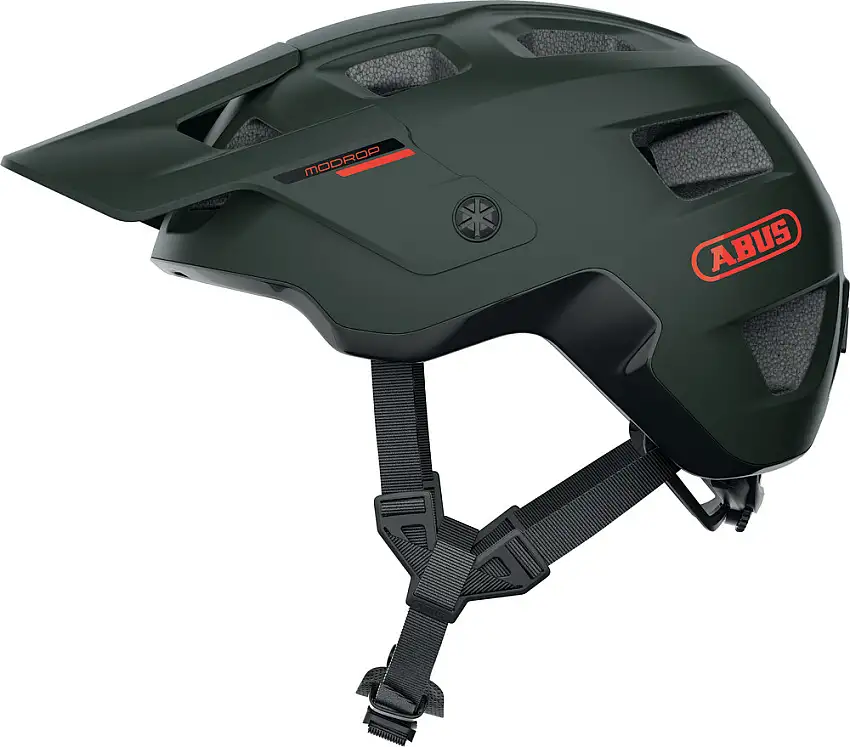 Abus MoDrop MTB cykelhjälm pine green
