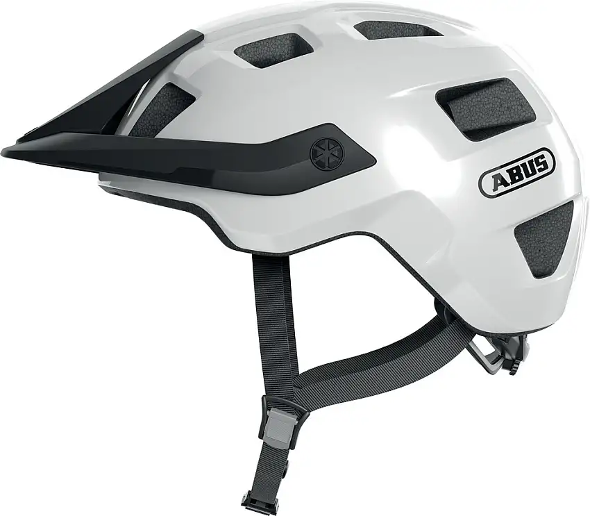 Abus MoTrip MTB cykelhjälm shiny white