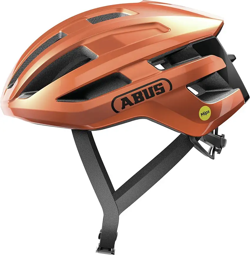 Abus Powerdome Mips cykelhjälm goldfish orange