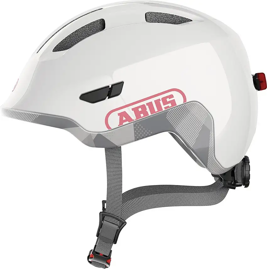 Abus Smiley 3.0 Ace LED Cykelhjälm Vit