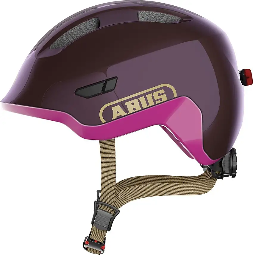 Abus Smiley 3.0 Ace LED Cykelhjälm Royal Purple