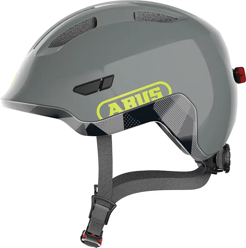 Abus Smiley 3.0 Ace LED Cykelhjälm Shiny Grey