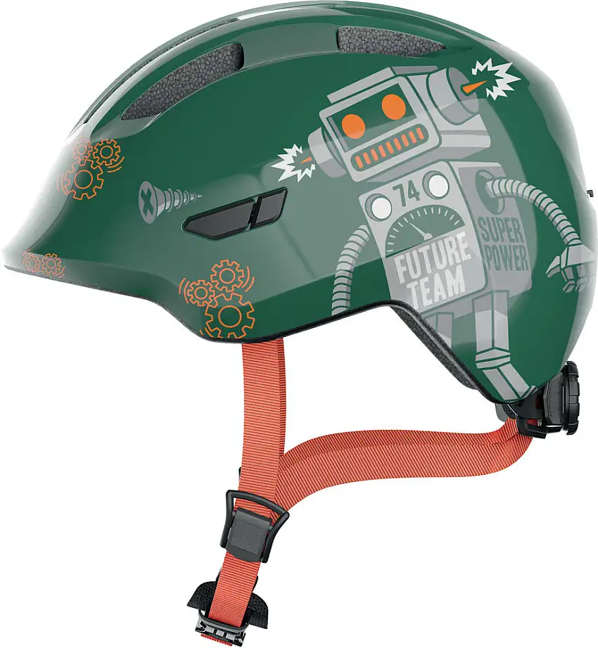 Abus Smiley 3.0 Cykelhjälm för Barn Green Robo