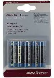 Batteri Sigma Nimh 1500 mAh AA 5-pack