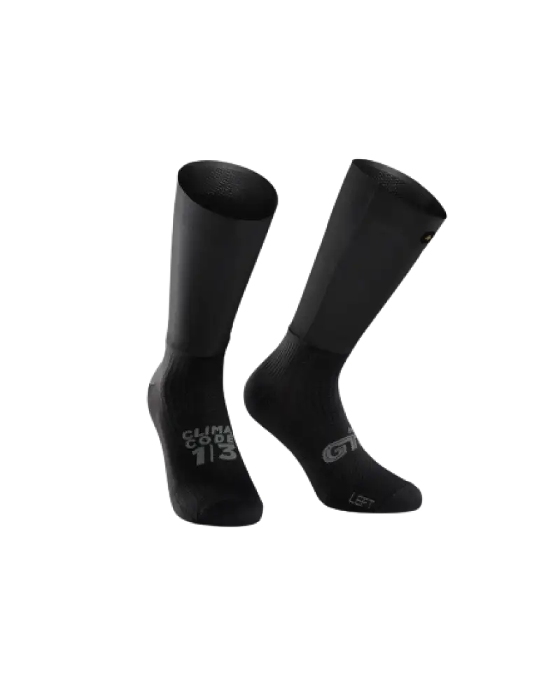 Assos GTO Cykelstrumpor Svart