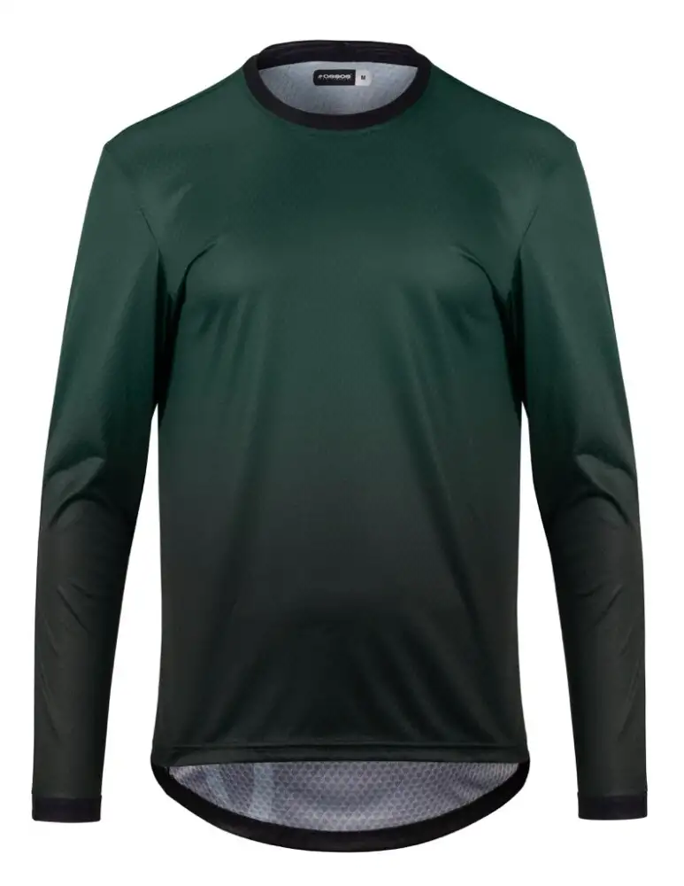 Assos Trail LS Jersey T3, Schwarzwald Grön