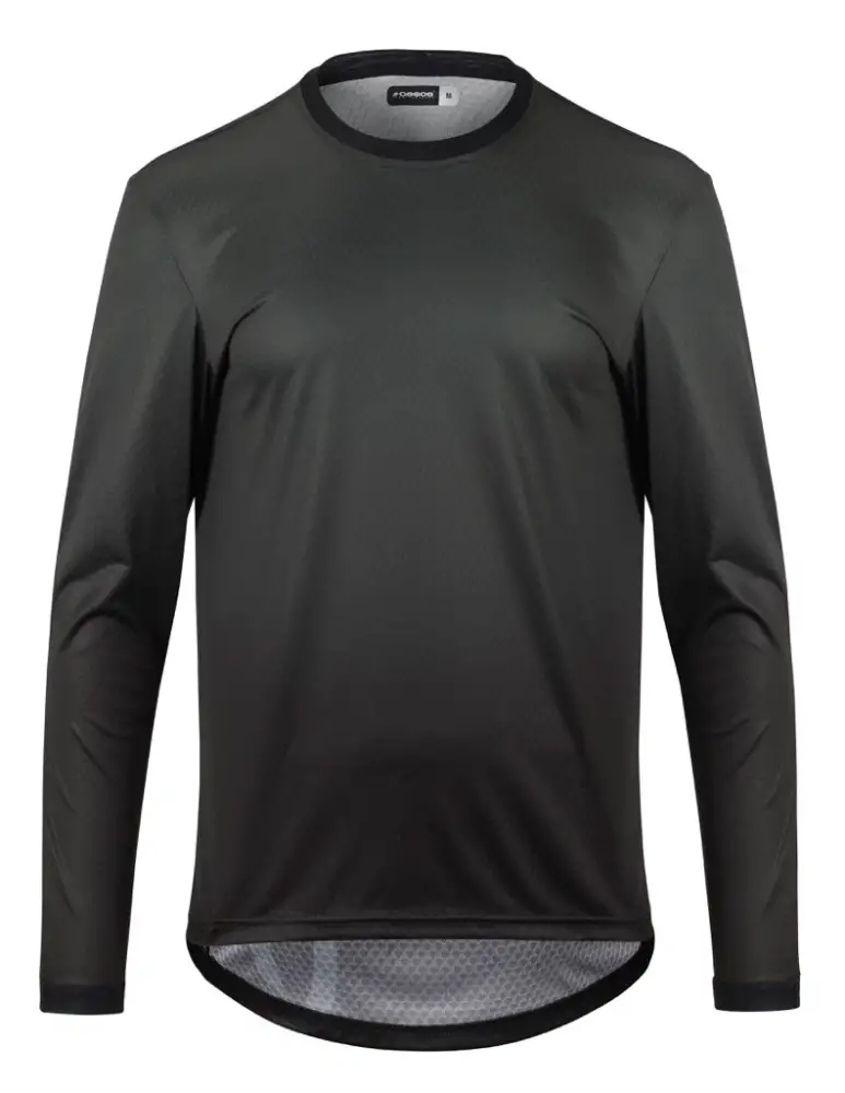 Assos Trail LS Jersey T3, Torpedogrå