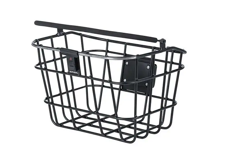 Basil Northlight Aluminium Framkorg med handtag