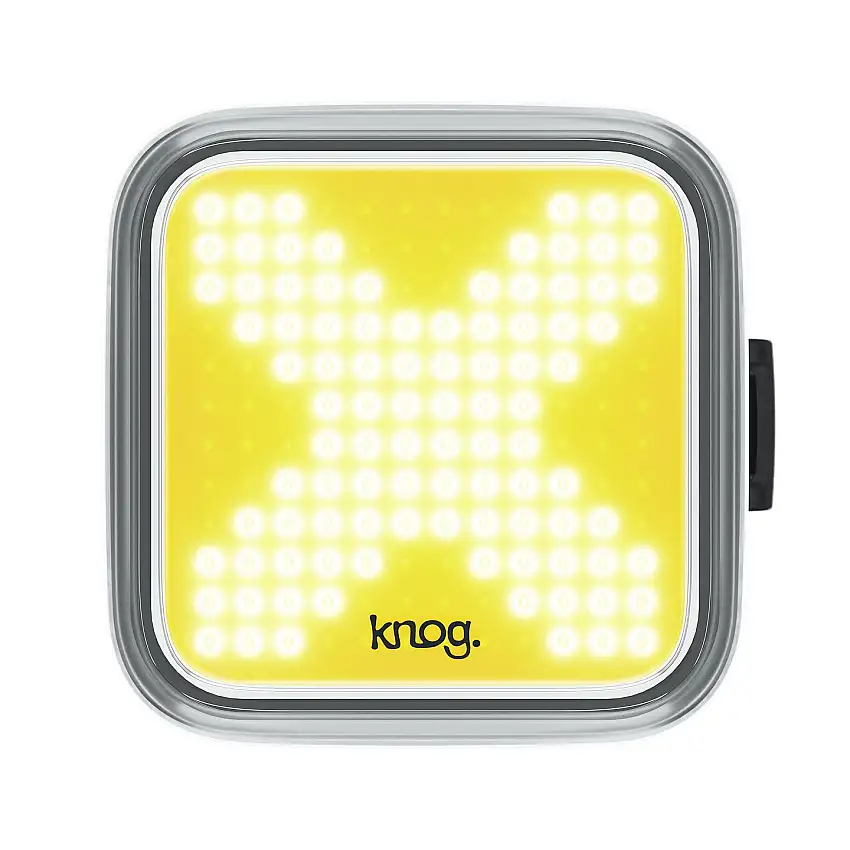 Framlampa Knog Blinder Cross gul